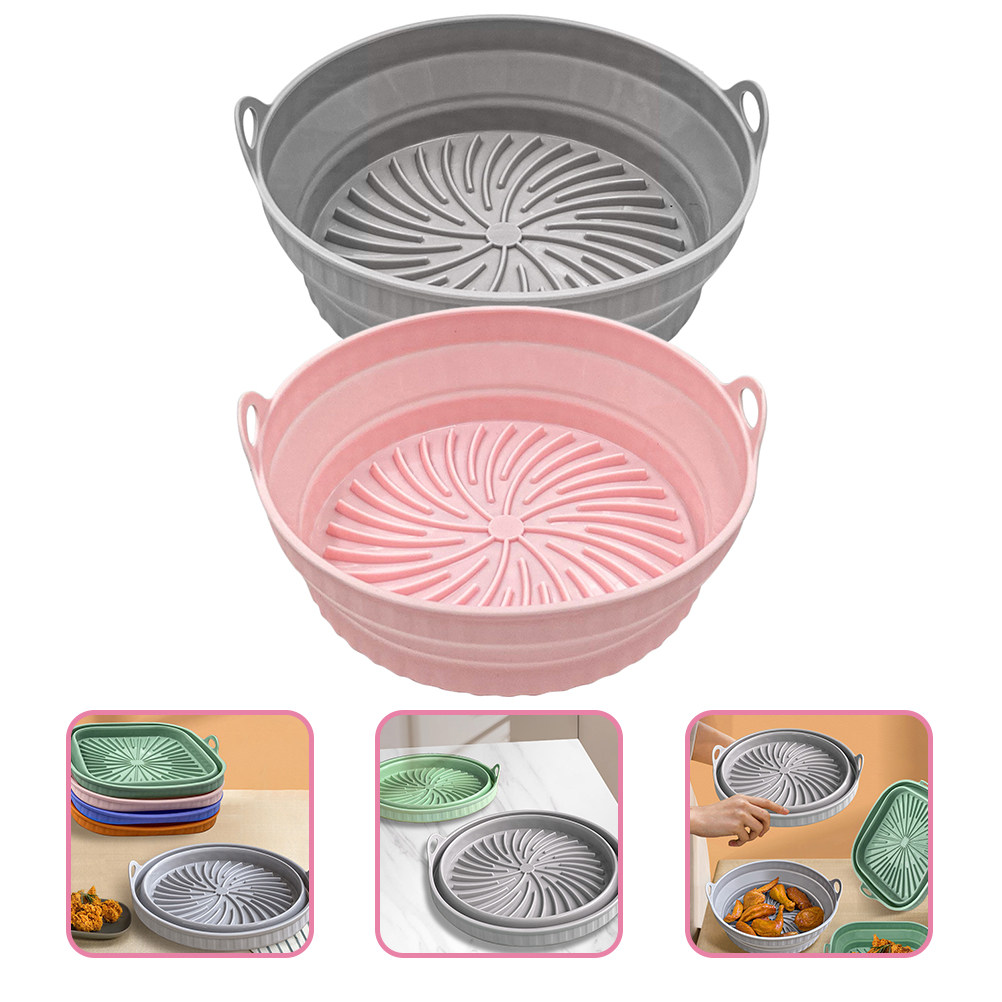 Heat Mat Silicone - 2Pcs Air Fryer Silicone Pads Non