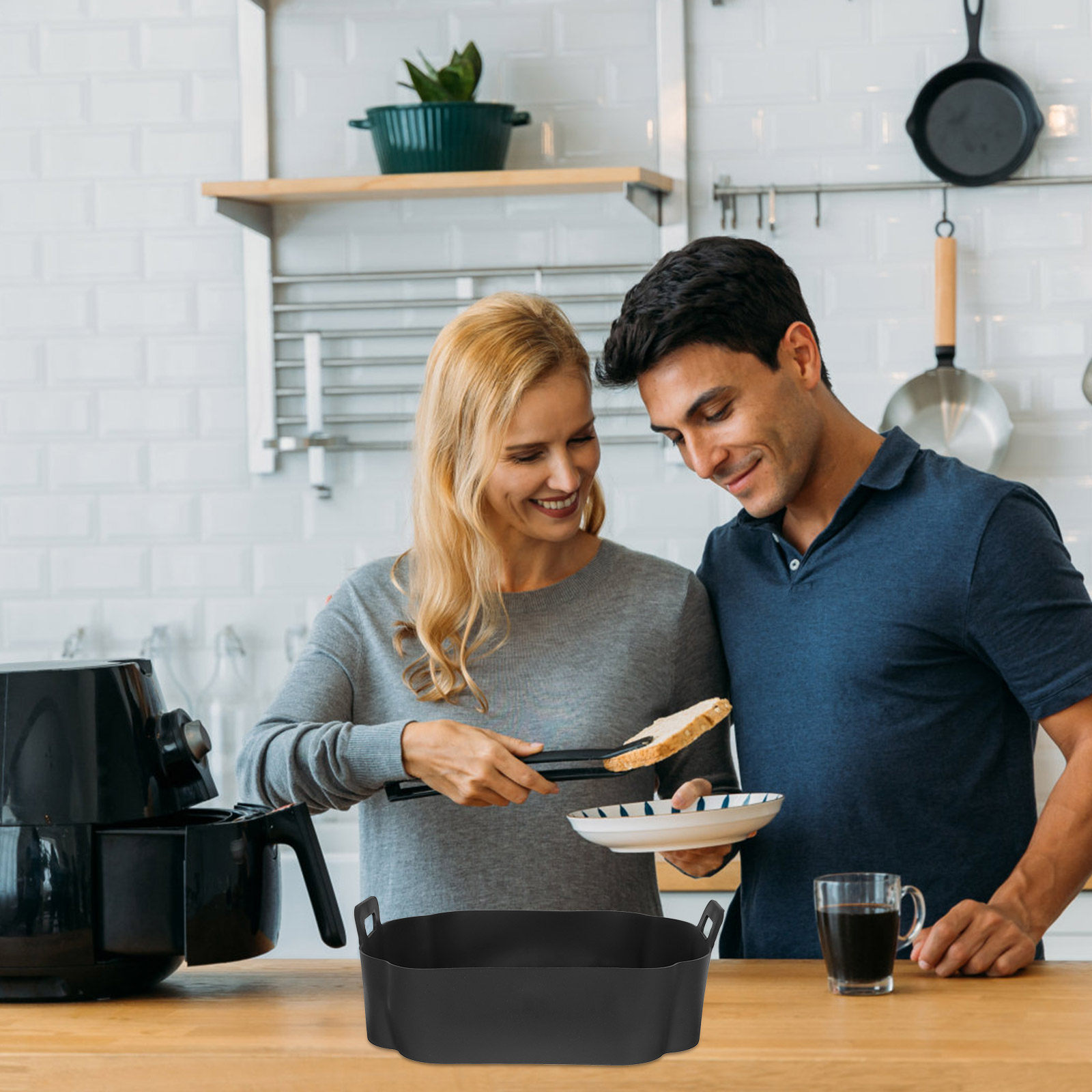 Heat Mat Silicone - Air Fryer Silicone Liner Reusable Non