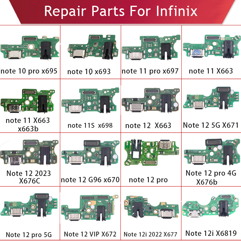 Charging Port Flex - For Infinix Note 10 X693 X695