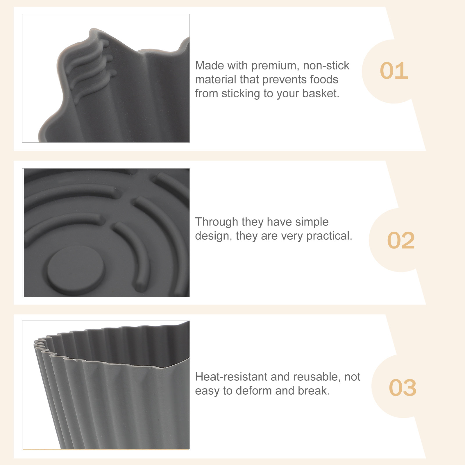 Reusable Silicone Air Fryer Ma - Heat Mat Silicone 评论和价格