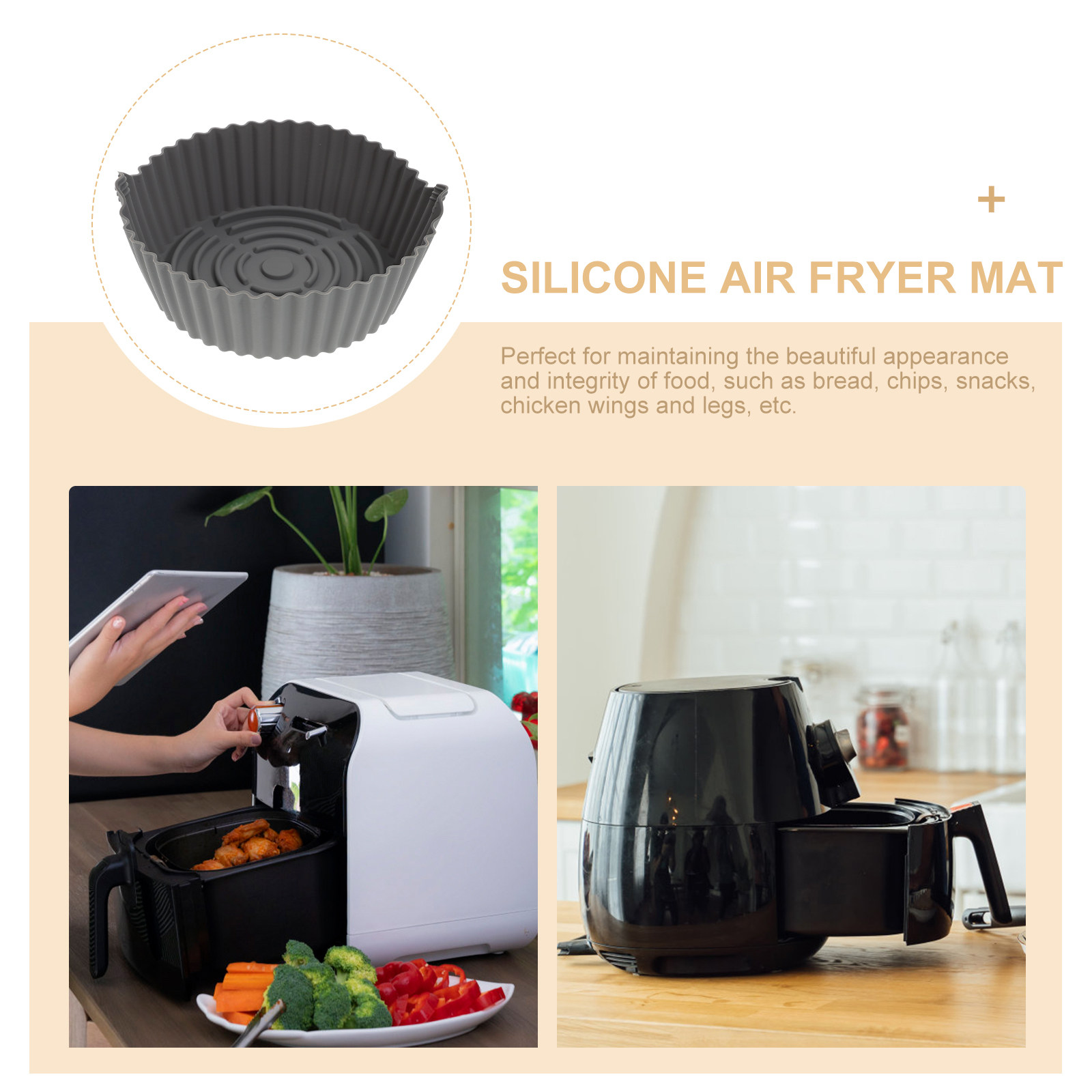 Reusable Silicone Air Fryer Ma - Heat Mat Silicone 评论和价格