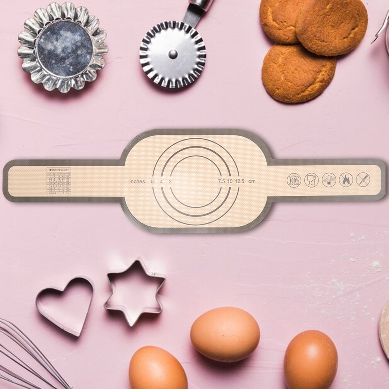 2Pcs Reusable Dough Transfer M - Heat Mat Silicone 评论和价格