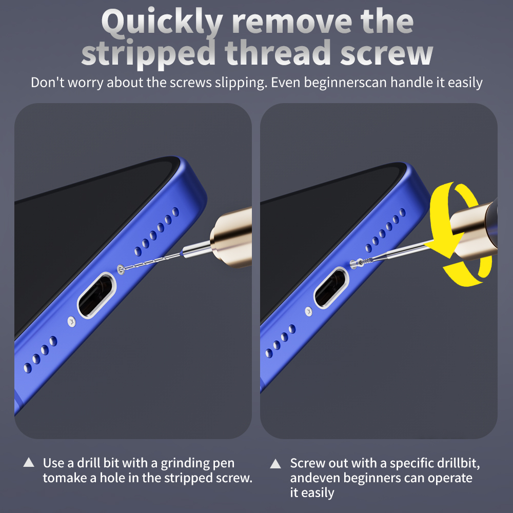 2Pcs Sliding Drill Bit Alloy S - Electronics Repair Training 评论和价格