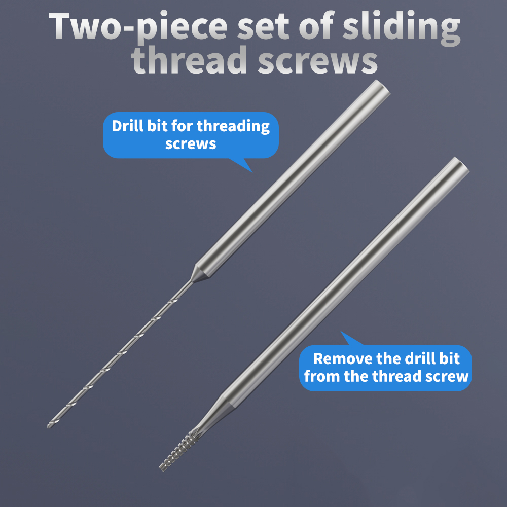 2Pcs Sliding Drill Bit Alloy S - Electronics Repair Training 评论和价格