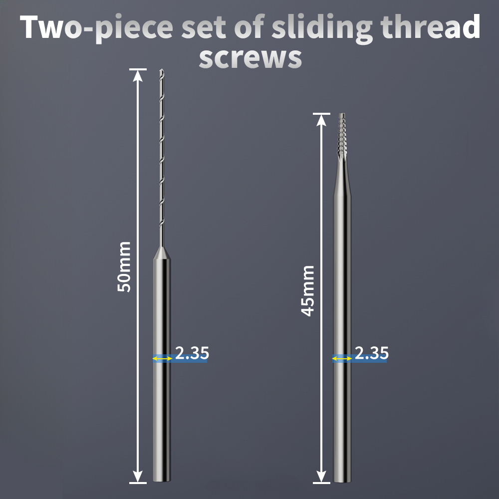 2Pcs Sliding Drill Bit Alloy S - Electronics Repair Training 评论和价格