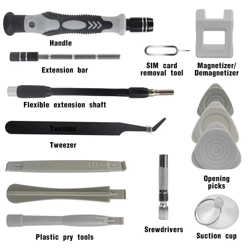 Portable 115in1 Magnetic Screw - Electronics Repair Training 评论和价格