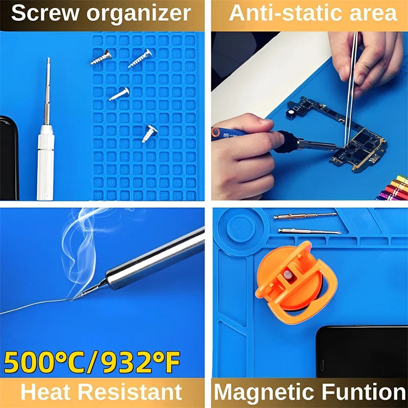 Silicone Soldering Mat ESD Ant - Electronics Repair Workstation 评论和价格