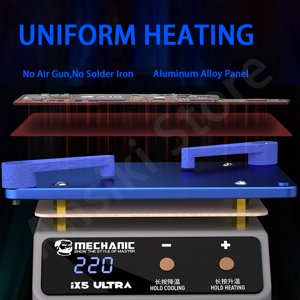 MECHANIC ix5 Ultra Heating Pla - Electronics Repair Workstation 评论和价格
