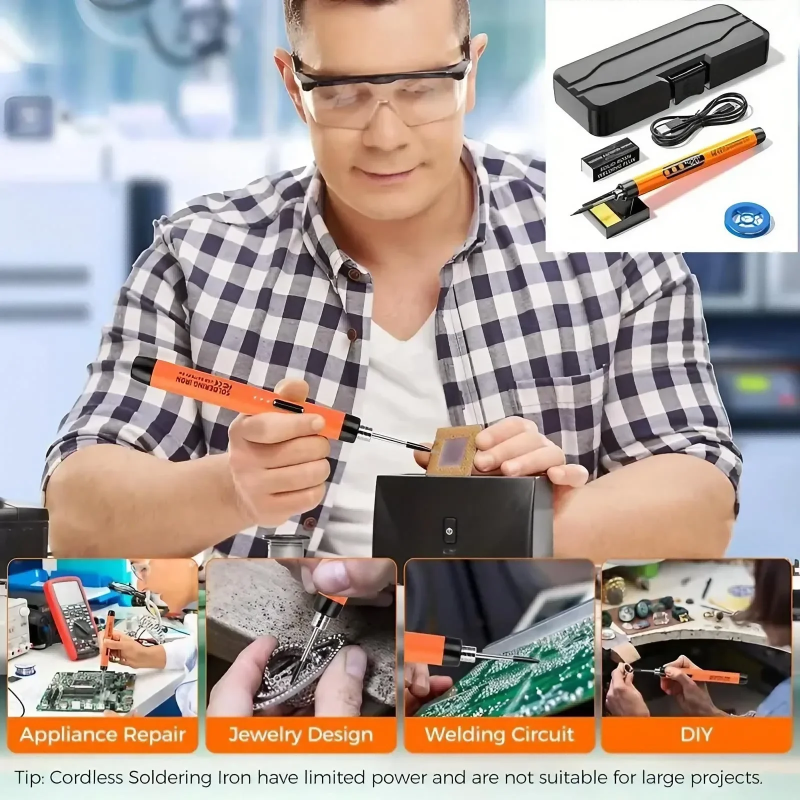 Mini Soldering Iron USB Rechar - Electronics Repair Technician 评论和价格